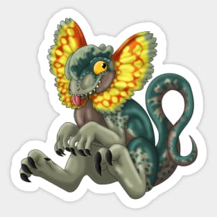 Dilophosaurus: Mossy Sticker